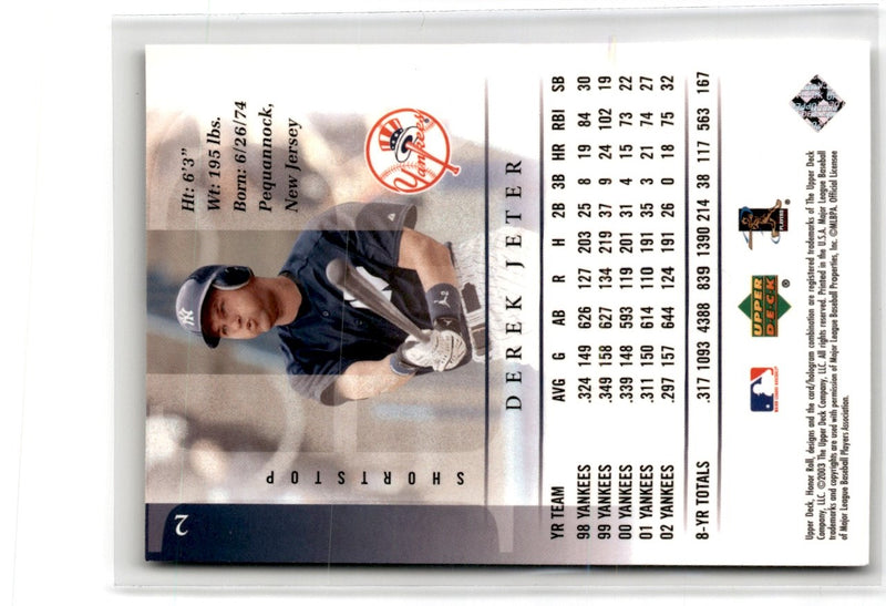 2003 Upper Deck Honor Roll Derek Jeter