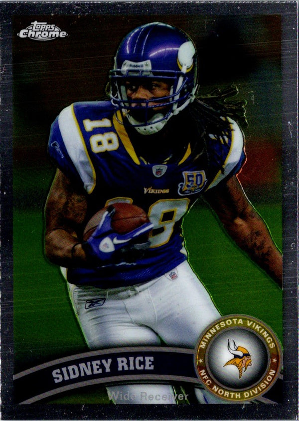2011 Topps Chrome Sidney Rice #84