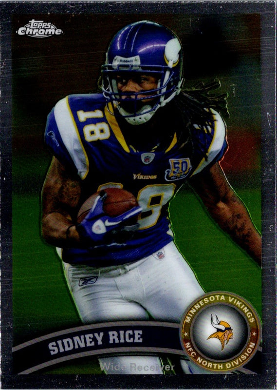 2011 Topps Chrome Sidney Rice #84