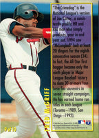 1995 Ultra Home Run Kings Fred McGriff #9