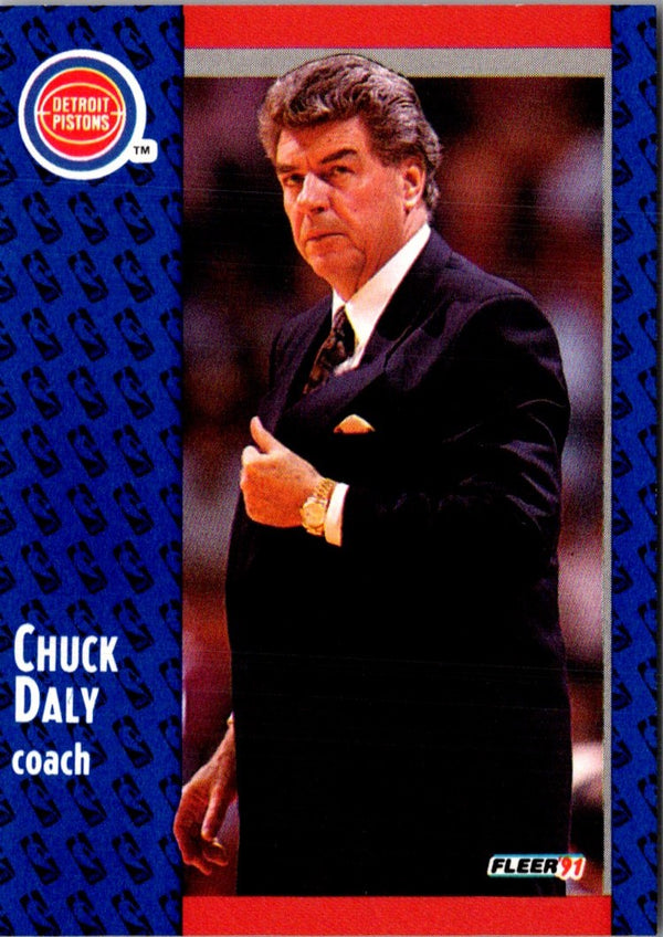 1991 Fleer Chuck Daly #58