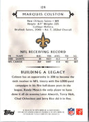 2011 Topps Gridiron Legends Marques Colston