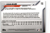 2020 Topps Chrome Logan Allen #155 Rookie