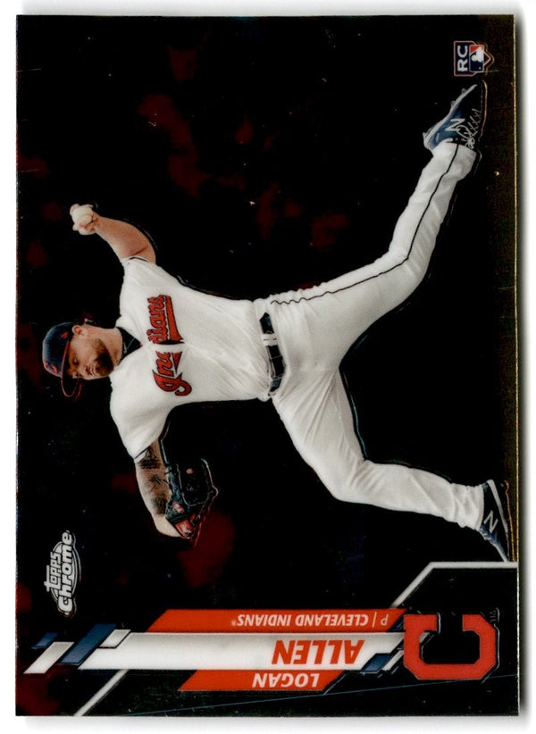 2020 Topps Chrome Logan Allen #155 Rookie