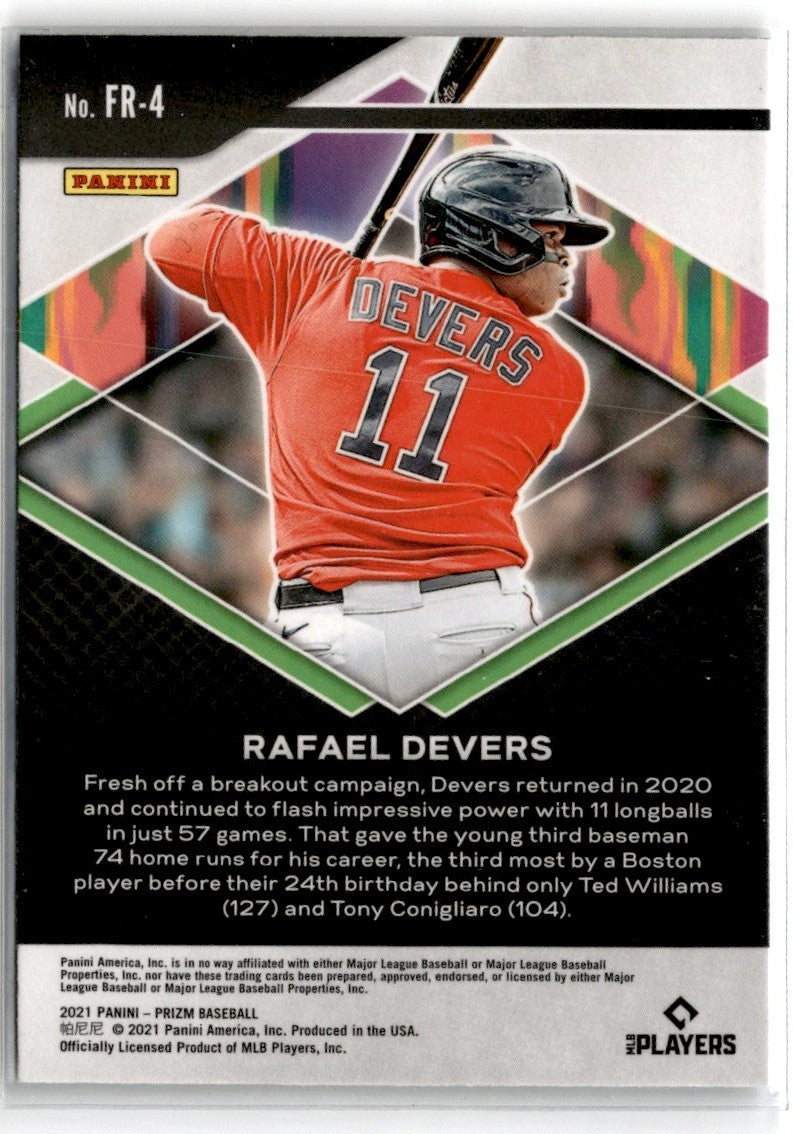 2021 Panini Prizm Fearless Rafael Devers