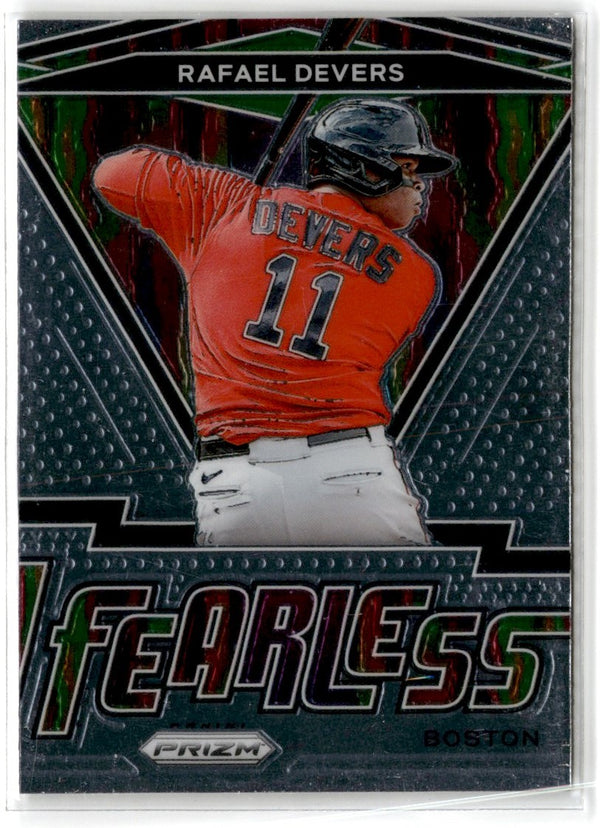 2021 Panini Prizm Fearless Rafael Devers #FR-4