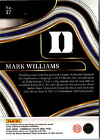 2022 Panini Chronicles Draft Picks Select Mark Williams #17