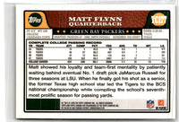 2008 Topps Matt Flynn #TC177