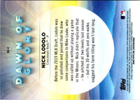 2020 Bowman Chrome Dawn of Glory Nick Lodolo #DG-4