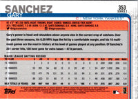 2019 Topps Gary Sanchez #353A