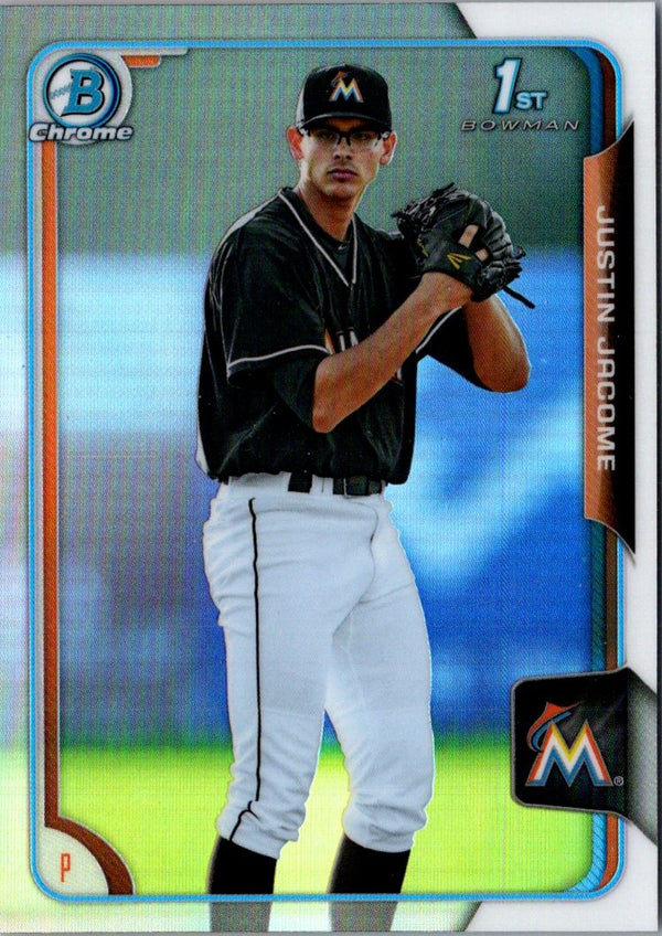 2015 Bowman Draft Picks & Prospects Chrome Justin Jacome #162