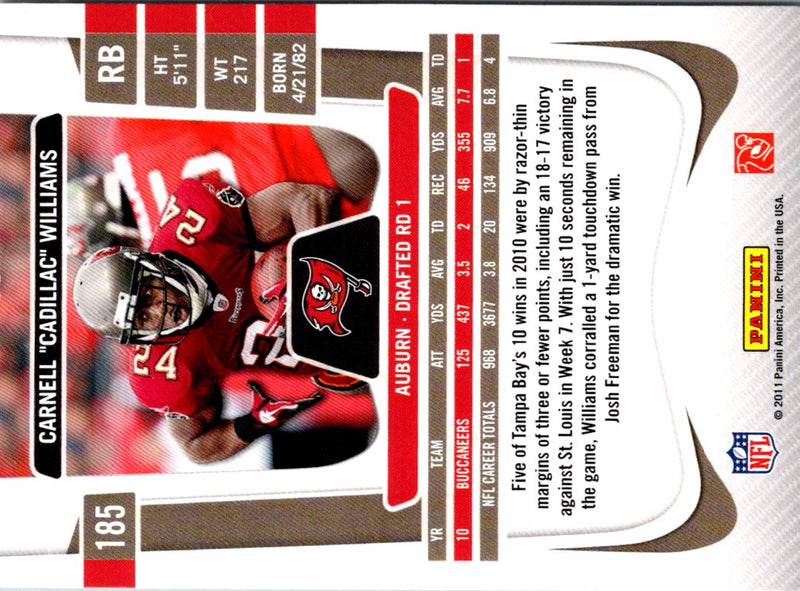 2011 Panini Prestige Cadillac Williams