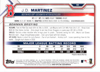 2021 Bowman J.D. Martinez #60