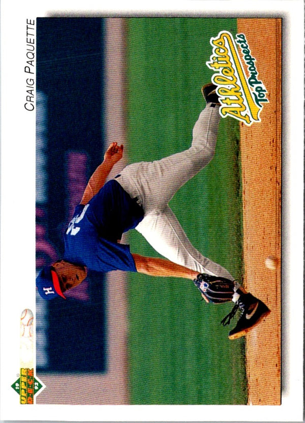 1992 Upper Deck Minors Craig Paquette #122