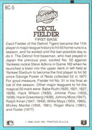 1991 Donruss Bonus Cards Cecil Fielder