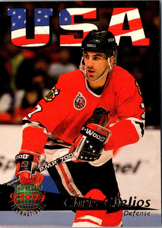 1993 Stadium Club Chris Chelios #459
