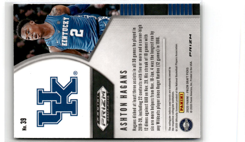 2020 Panini Prizm Draft Picks Collegiate Green Ashton Hagans