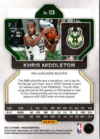 2021 Panini Prizm Blue Khris Middleton #128