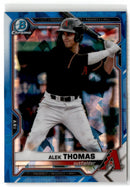 2021 Bowman Draft Chrome Sapphire Alek Thomas