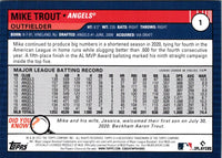 2021 Topps Big League Mike Trout #1