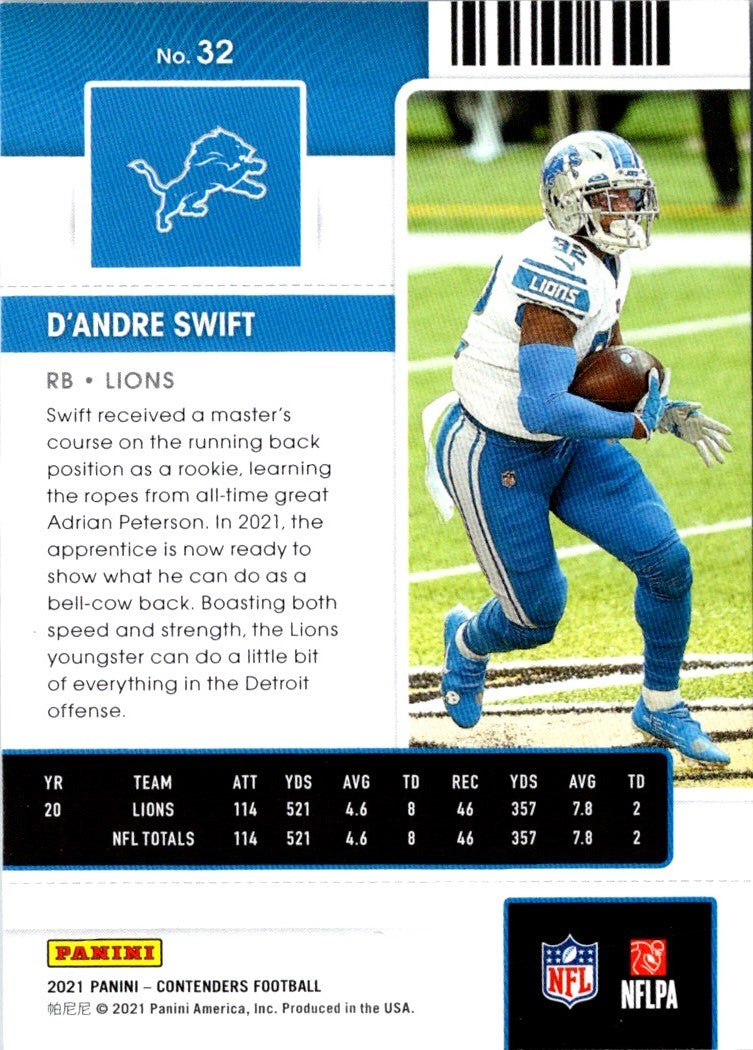 2021 Panini D'Andre Swift