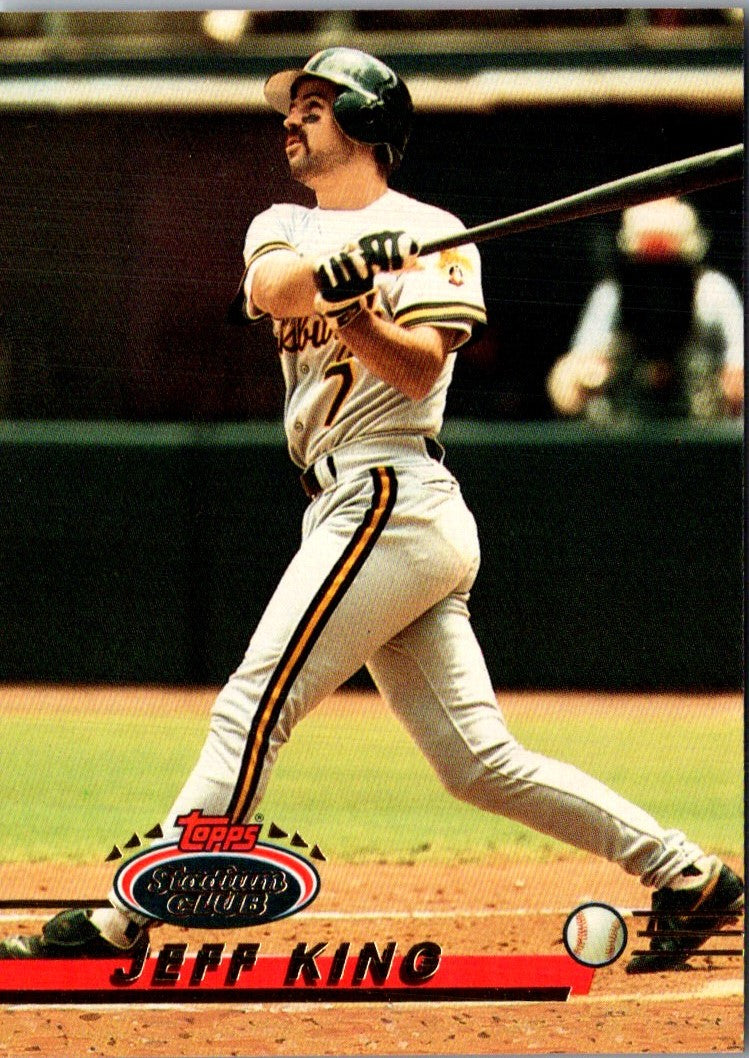 1993 Stadium Club Jeff King