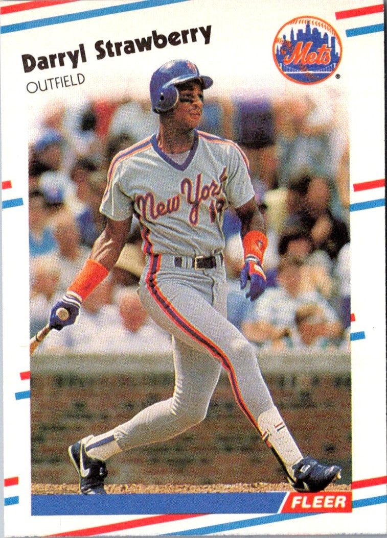 1988 Fleer Glossy Darryl Strawberry