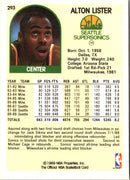 1989 Hoops Alton Lister