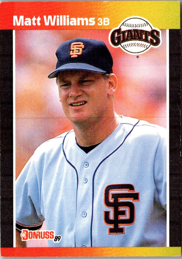 1989 Donruss Matt Williams #594