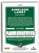 2021 Donruss Holo Orange Dinelson Lamet