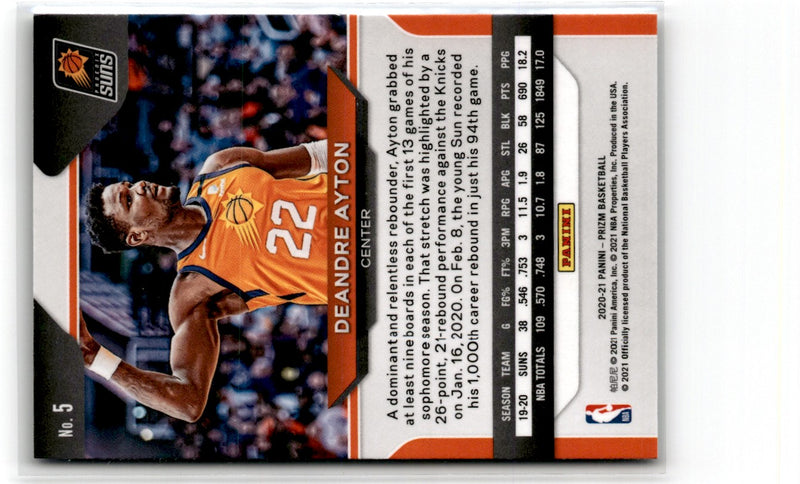 2020 Panini Prizm Deandre Ayton