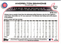 2022 Topps Chrome Update Andrelton Simmons #USC112
