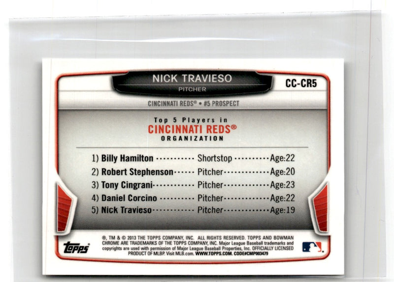 2012 Bowman Chrome Mini Nick Travieso