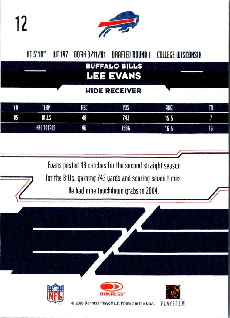 2006 Leaf Limited Lee Evans