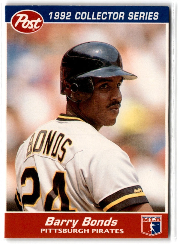 1992 Post Cereal Barry Bonds #15