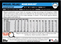 2020 Topps Miguel Rojas #453