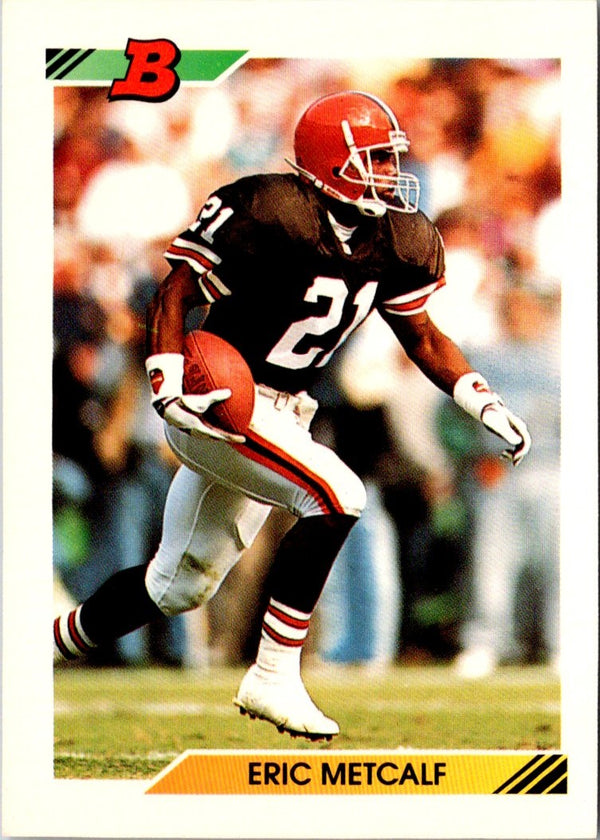 1992 Bowman Eric Metcalf #296