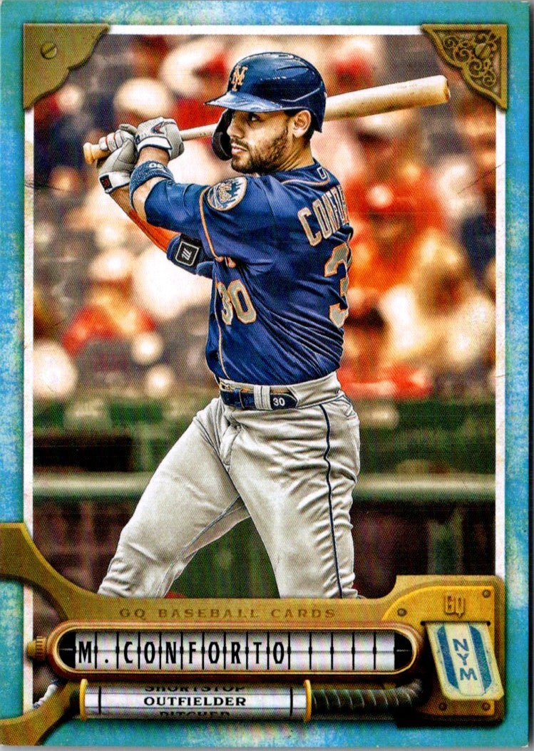 2022 Topps Gypsy Queen Blue Michael Conforto