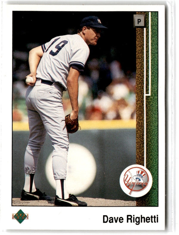 1989 Upper Deck Dave Righetti #59