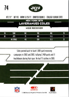 2006 Leaf Rookies & Stars Laveranues Coles #74