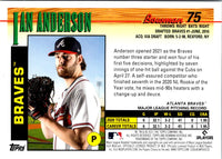 2021 Bowman Heritage Ian Anderson #75 Rookie