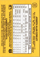 1987 Donruss Joe Cowley