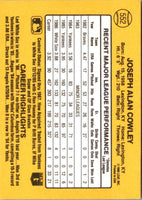 1987 Donruss Joe Cowley #552