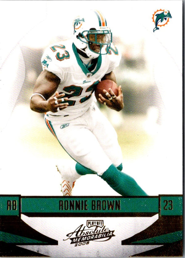 2008 Playoff Absolute Memorabilia Ronnie Brown #82