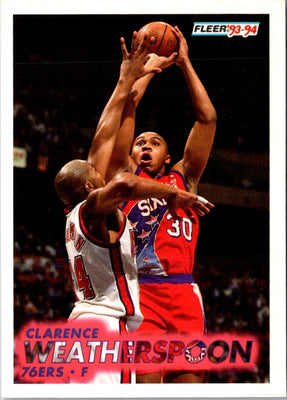 1993 Fleer Clarence Weatherspoon #161
