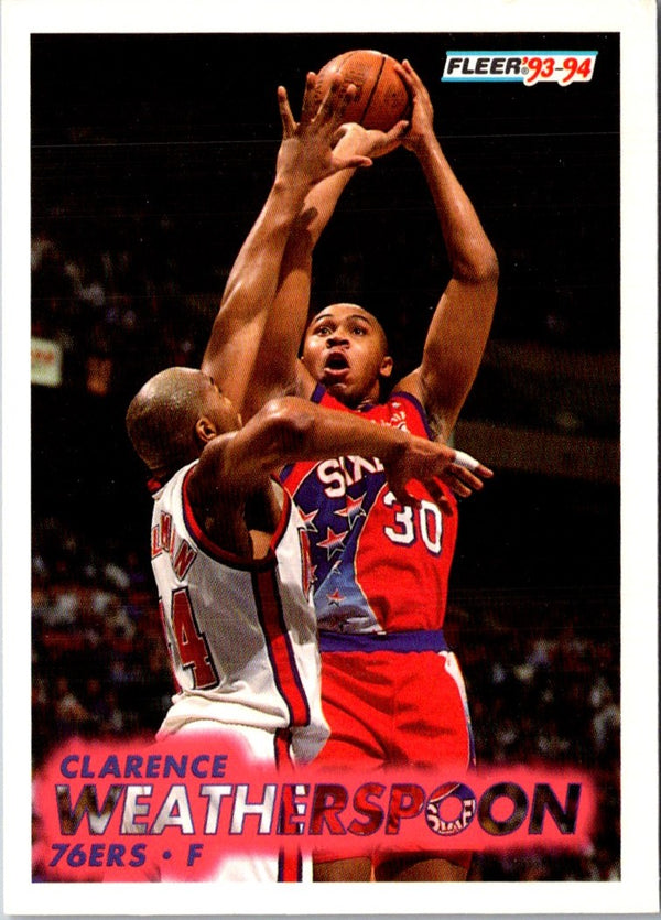 1993 Fleer Clarence Weatherspoon #161