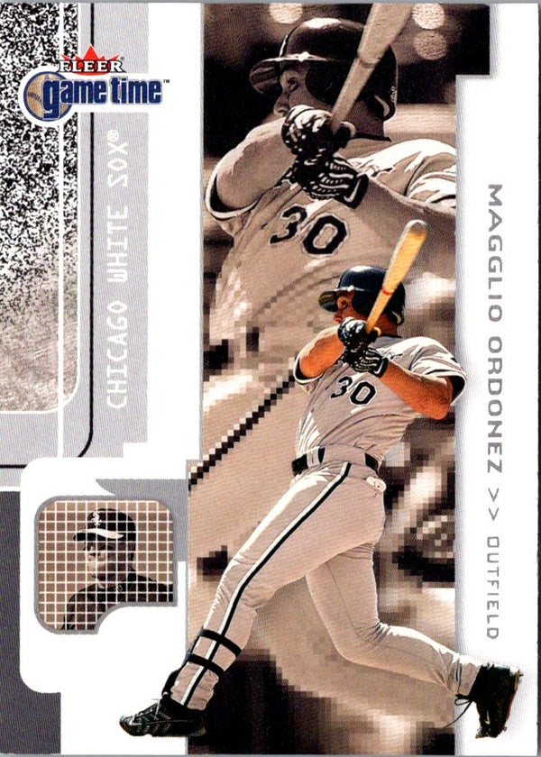 2001 Fleer Game Time Magglio Ordonez #88