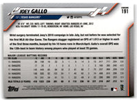 2020 Topps Chrome Joey Gallo #191