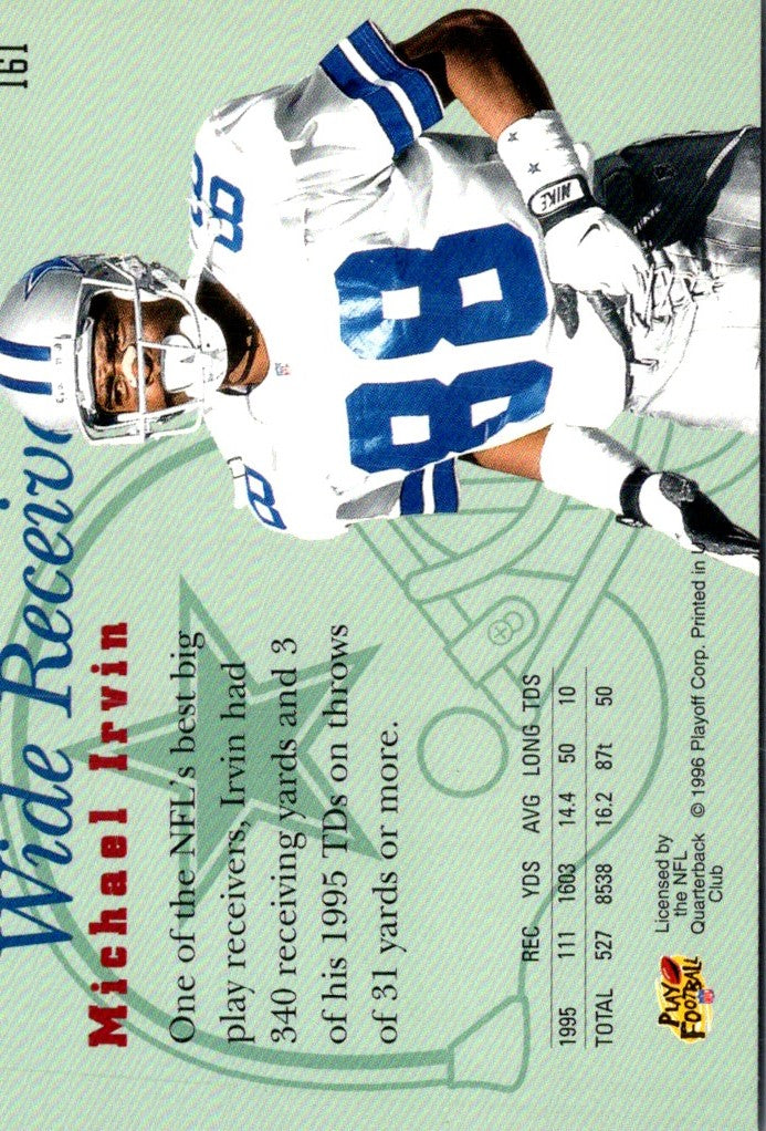 1996 Playoff Prime Michael Irvin