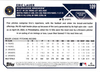 2023 Topps Gold Eric Lauer #109